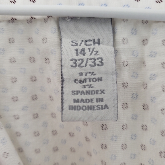 Perry Ellis Portfolio Geo Print Slim Fit Dress Shirt - Picture 6 of 6